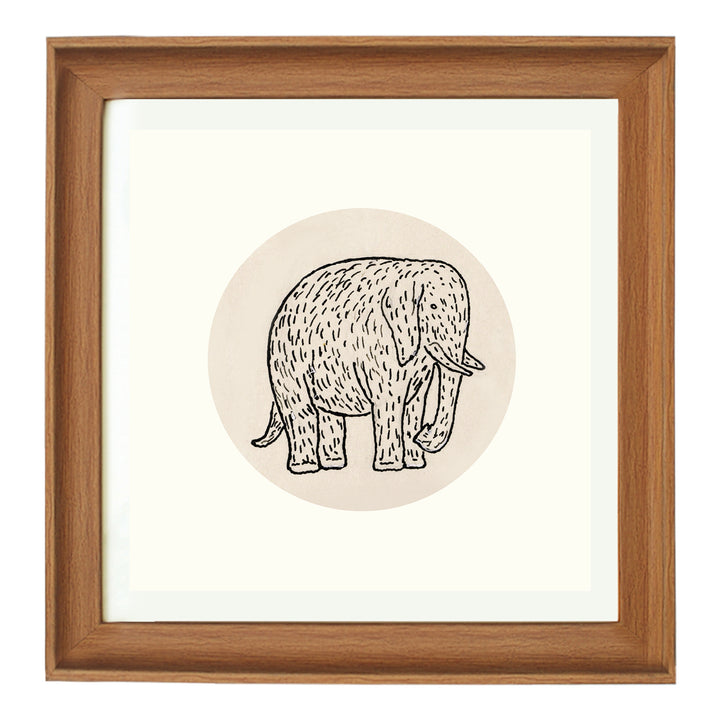 The Elephant art print