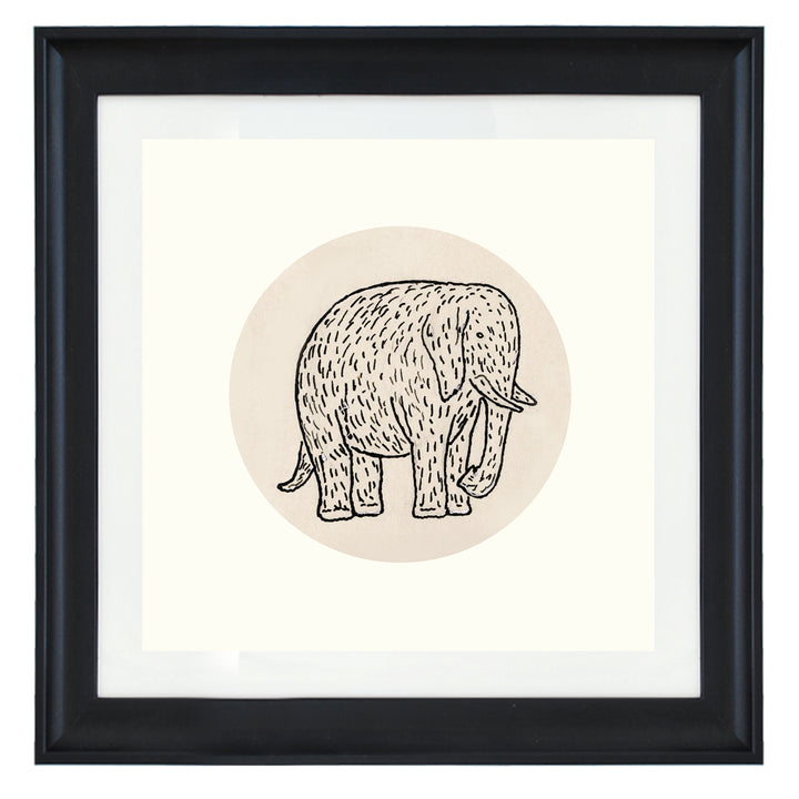 The Elephant art print