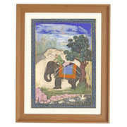 Man on an Elephant Art Print