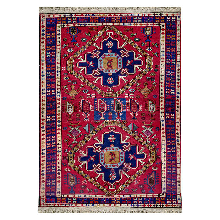 Emrah Somak one-of-a-kind Afghan rug