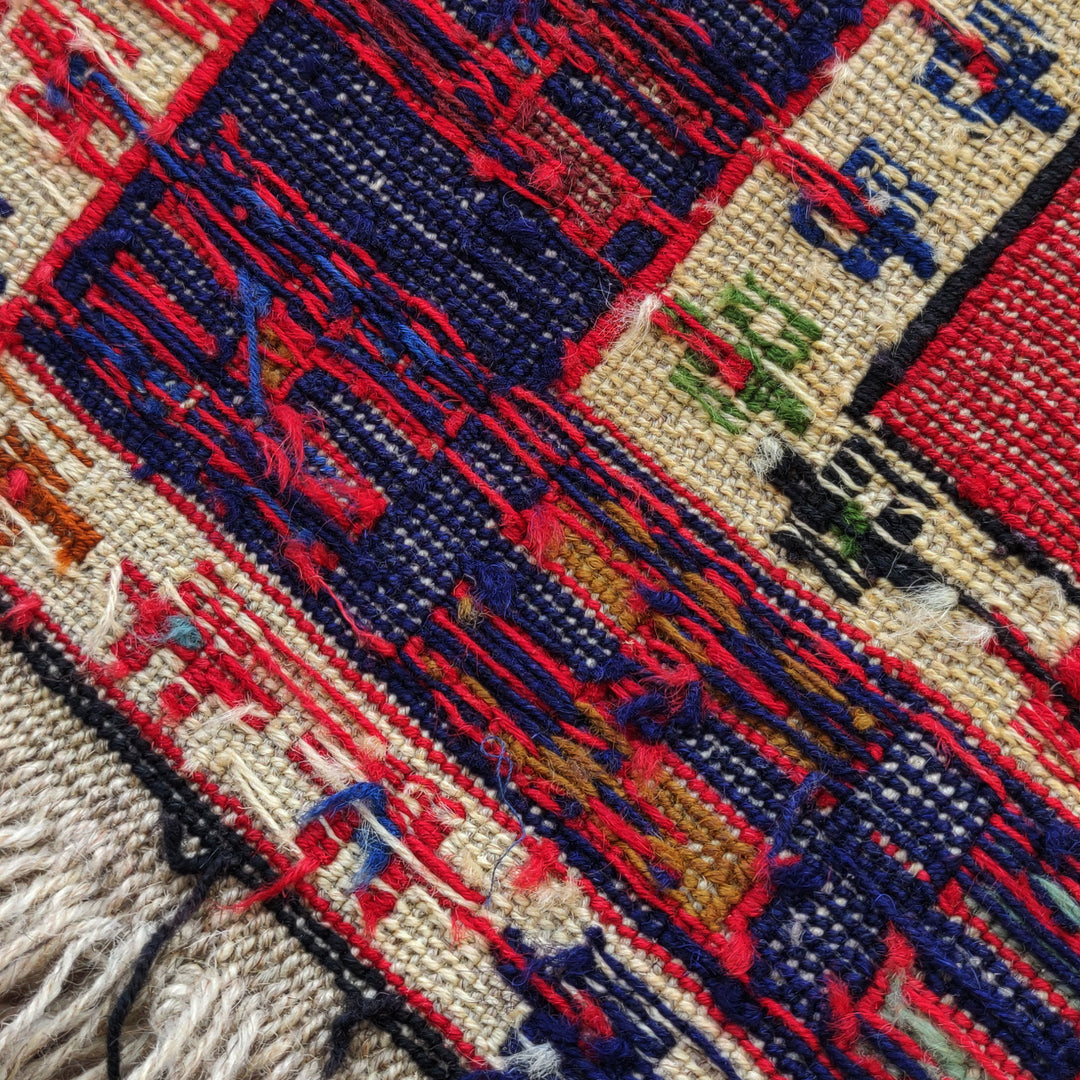 Emrah Somak one-of-a-kind Afghan rug