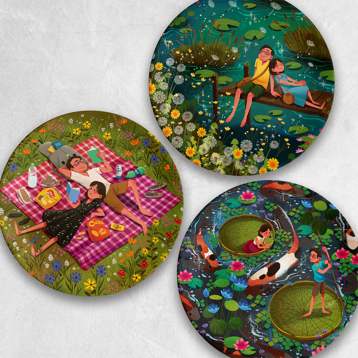 Moments of love Plates