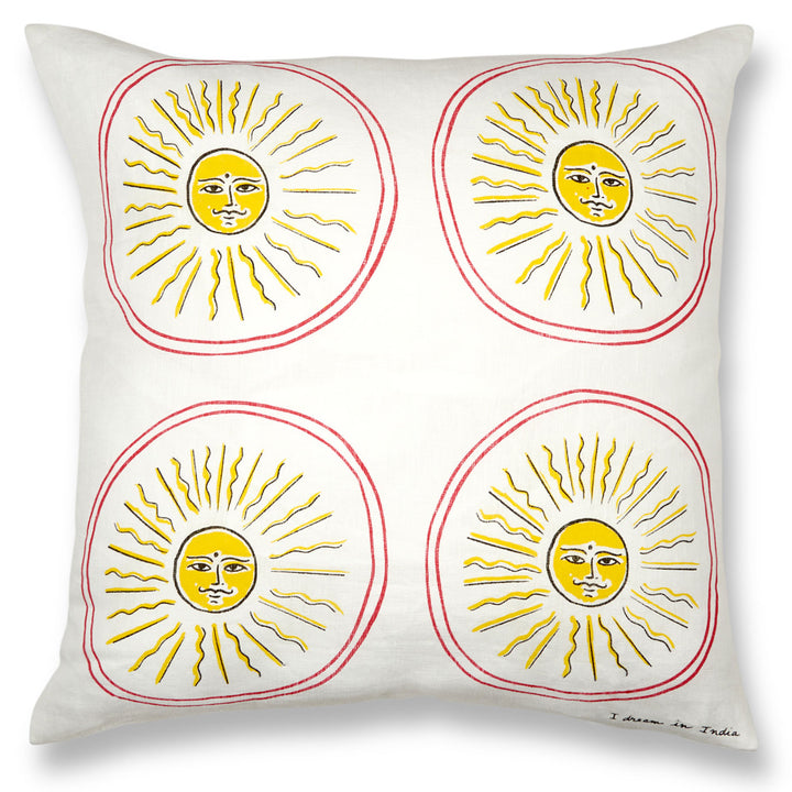 Smirking sun Cushion Cover