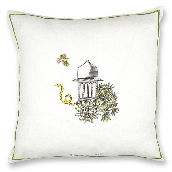 Wild Indian Garden Cushion Cover