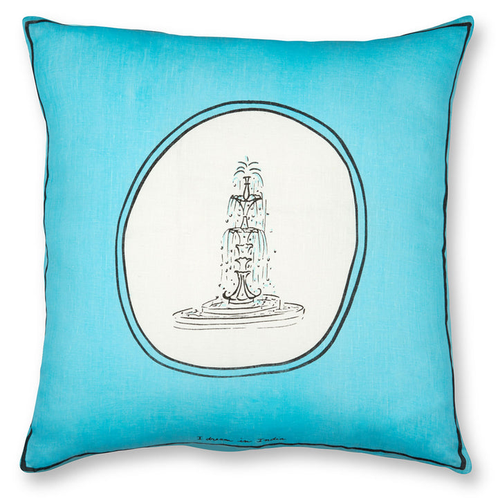 Fountain burst cushion cover