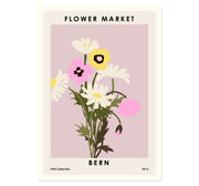 Flower Market Bern Art Print