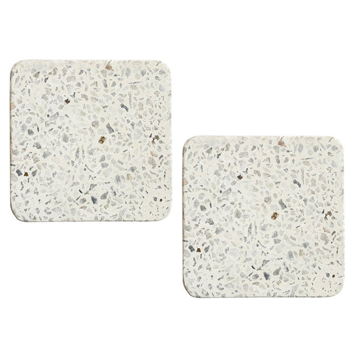 Terrazzo Square coasters - Set of 2