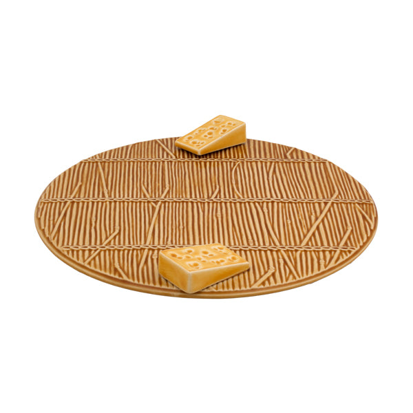 Cheese Tray with Yellow Cheese Yellow Natural