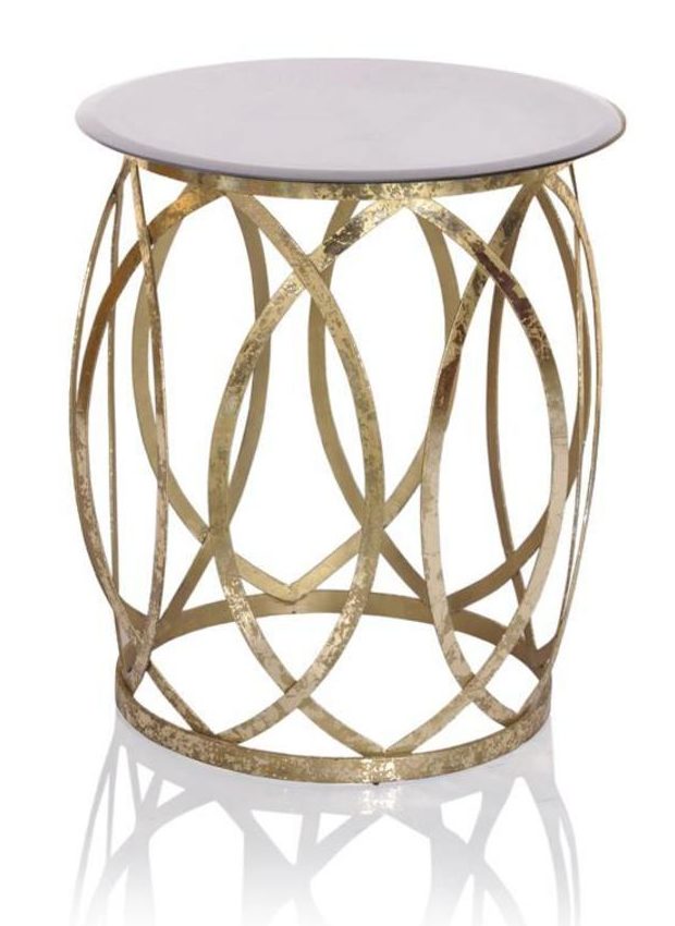 Round/Circle Marble Top Side Table