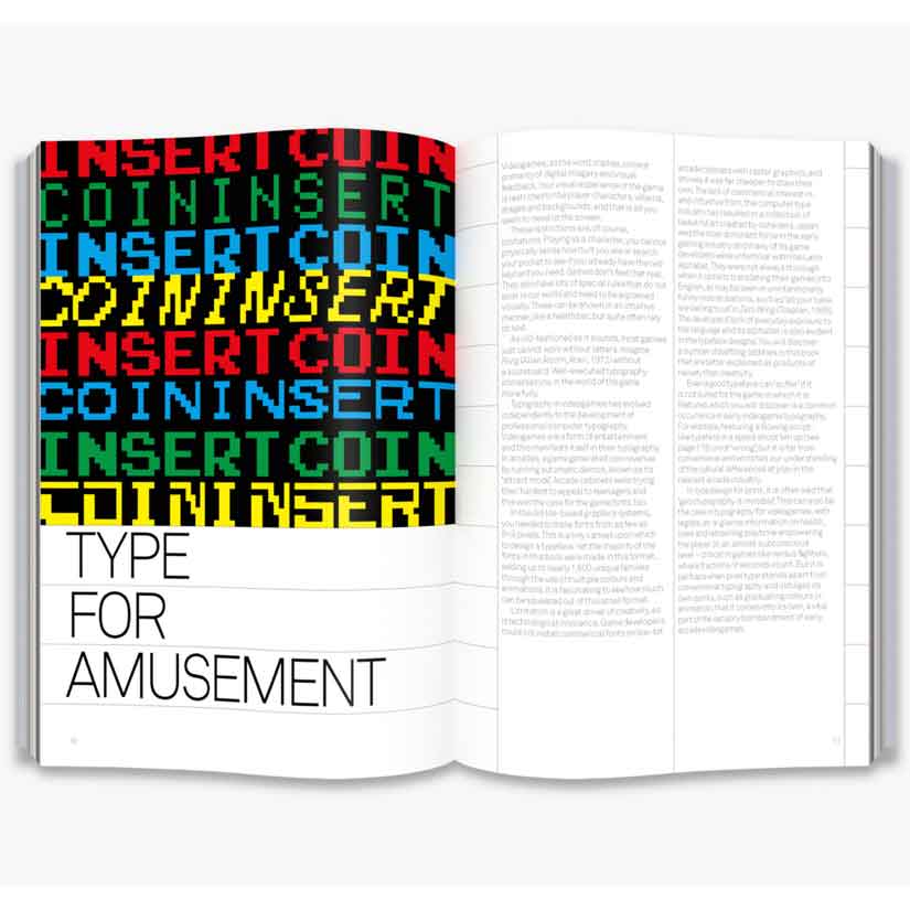 ARCADE GAME TYPOGRAPHY: THE ART OF PIXEL TYPE BOOK