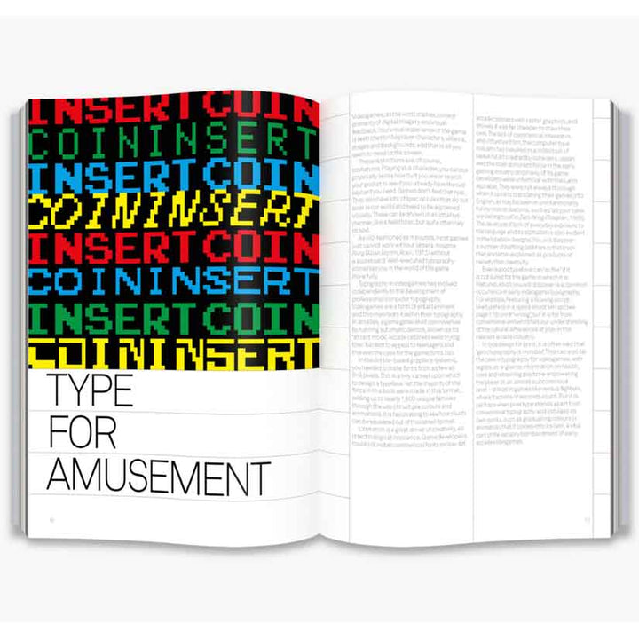 ARCADE GAME TYPOGRAPHY: THE ART OF PIXEL TYPE BOOK