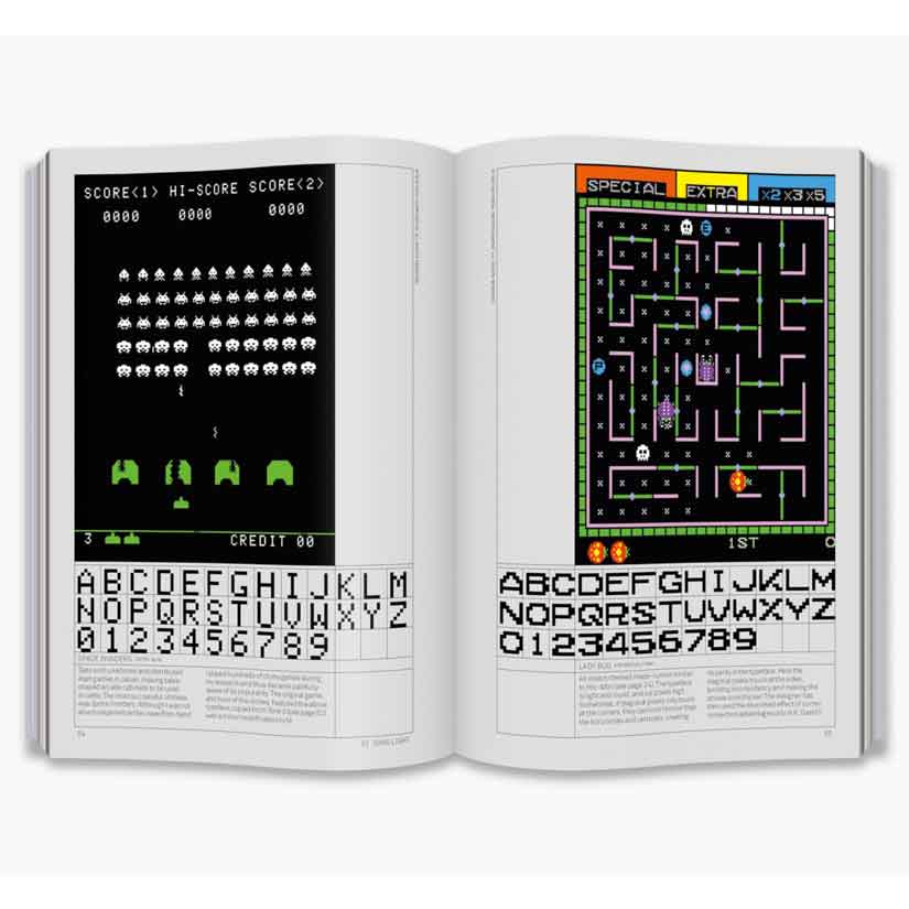 ARCADE GAME TYPOGRAPHY: THE ART OF PIXEL TYPE BOOK