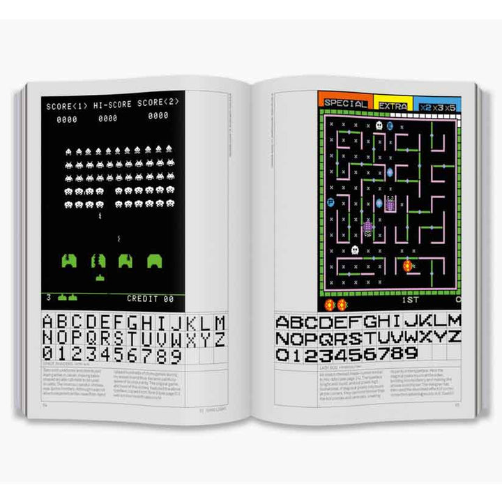 ARCADE GAME TYPOGRAPHY: THE ART OF PIXEL TYPE BOOK