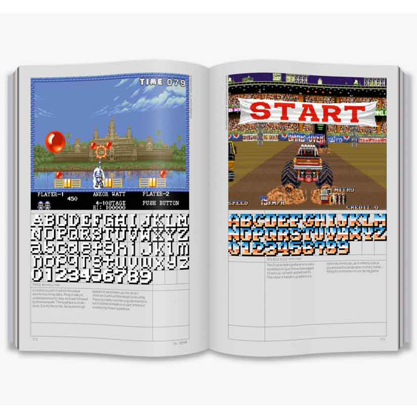 ARCADE GAME TYPOGRAPHY: THE ART OF PIXEL TYPE BOOK