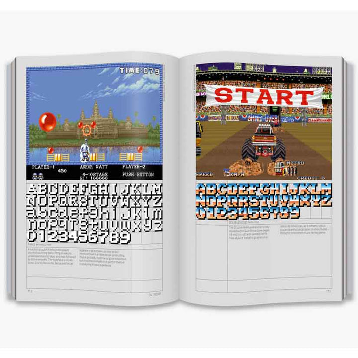 ARCADE GAME TYPOGRAPHY: THE ART OF PIXEL TYPE BOOK