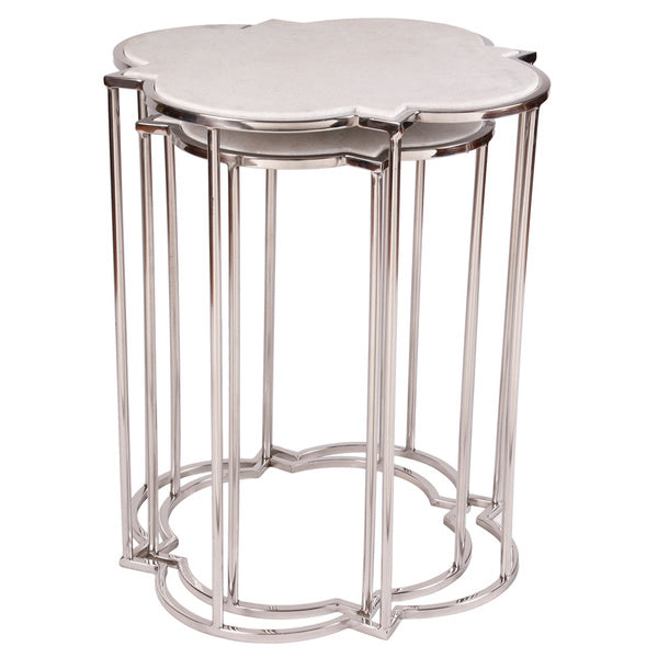 Marble Top End Table