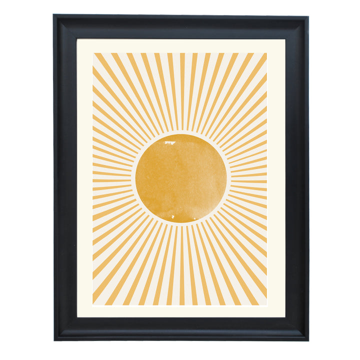 Boho Sun Art Print