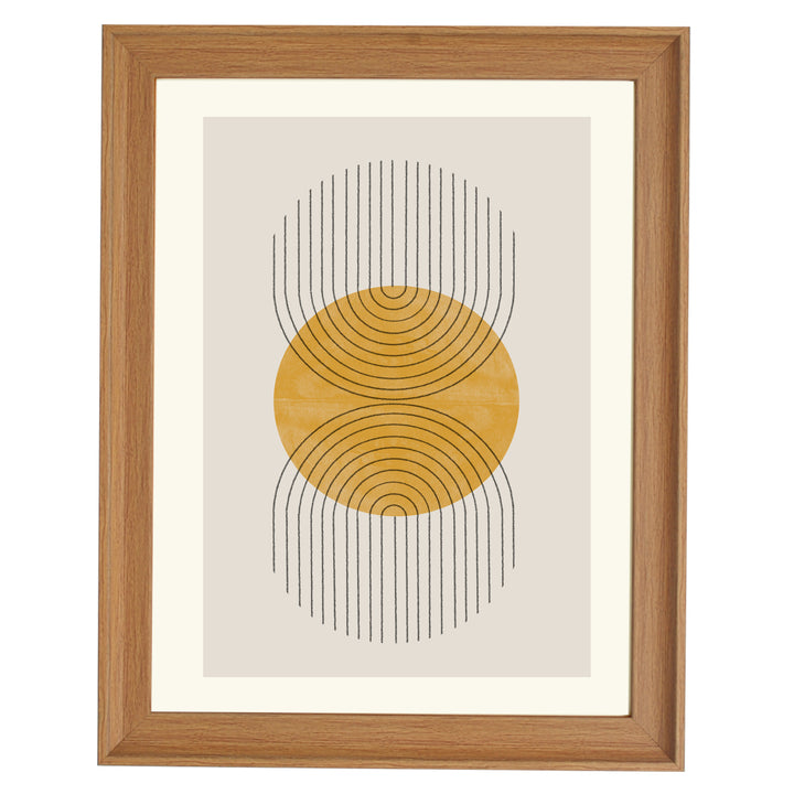 Perfect Point Yellow Art Print