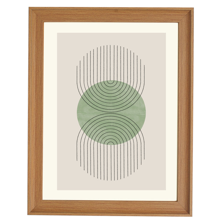 Perfect Point Green Art Print