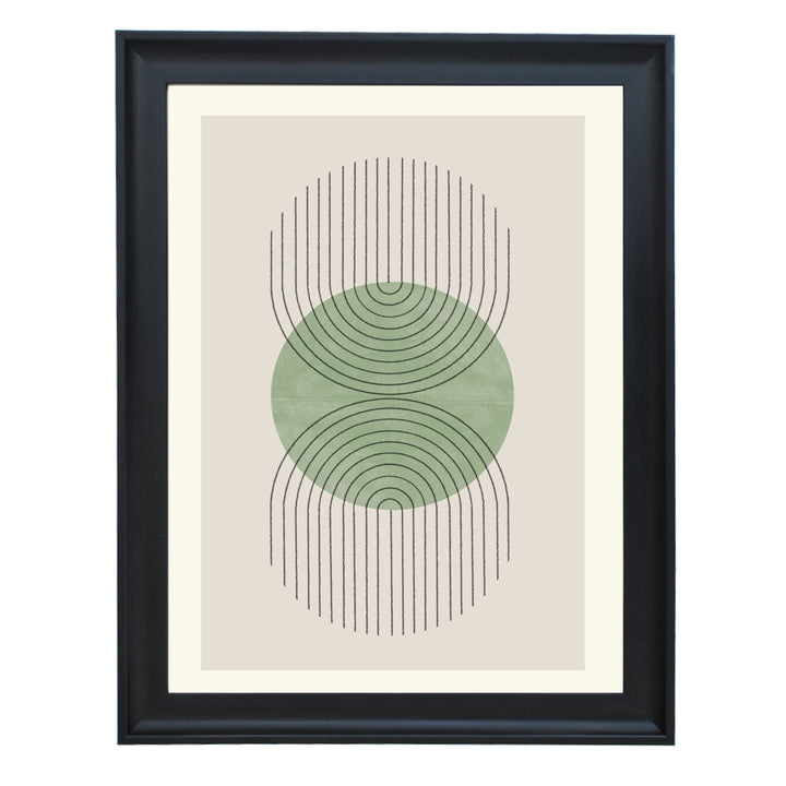 Perfect Point Green Art Print