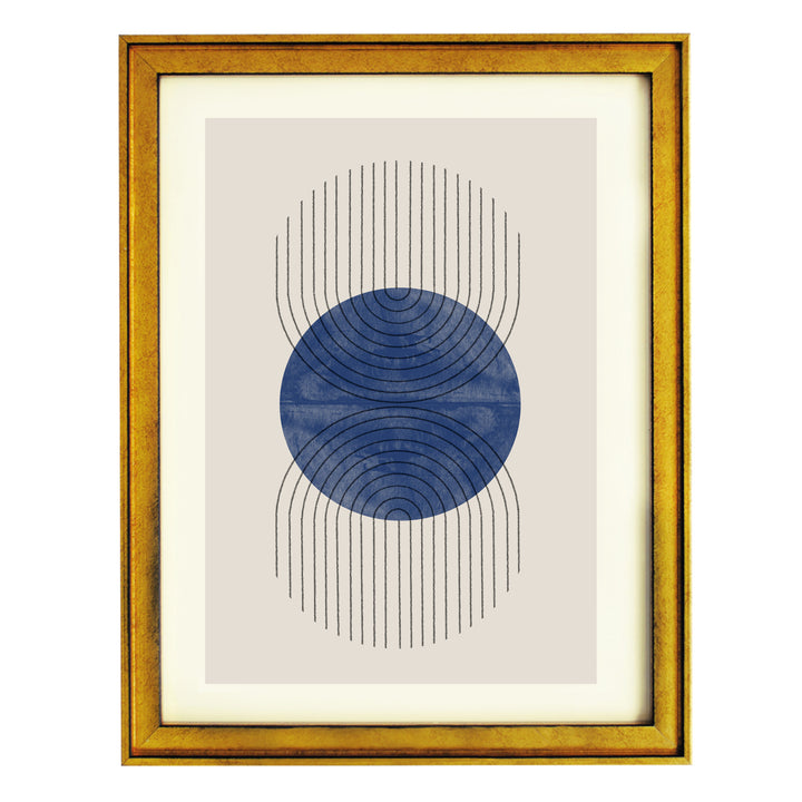 Perfect Point Blue Art Print