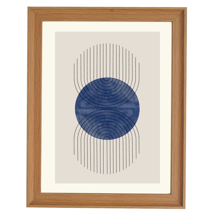 Perfect Point Blue Art Print