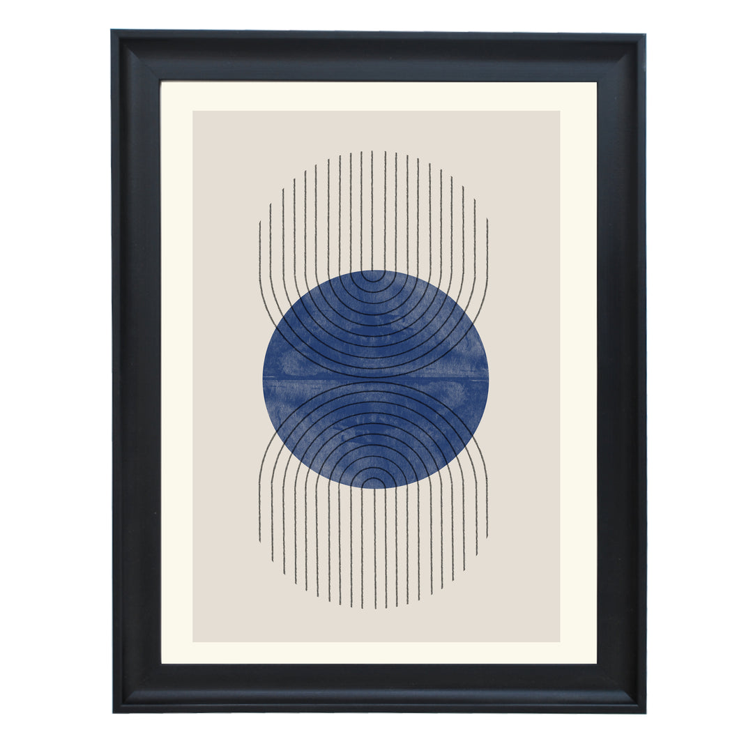 Perfect Point Blue Art Print