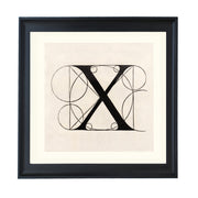 Architectural Letter X from De Divina Proportione by Leonardo da Vinci
