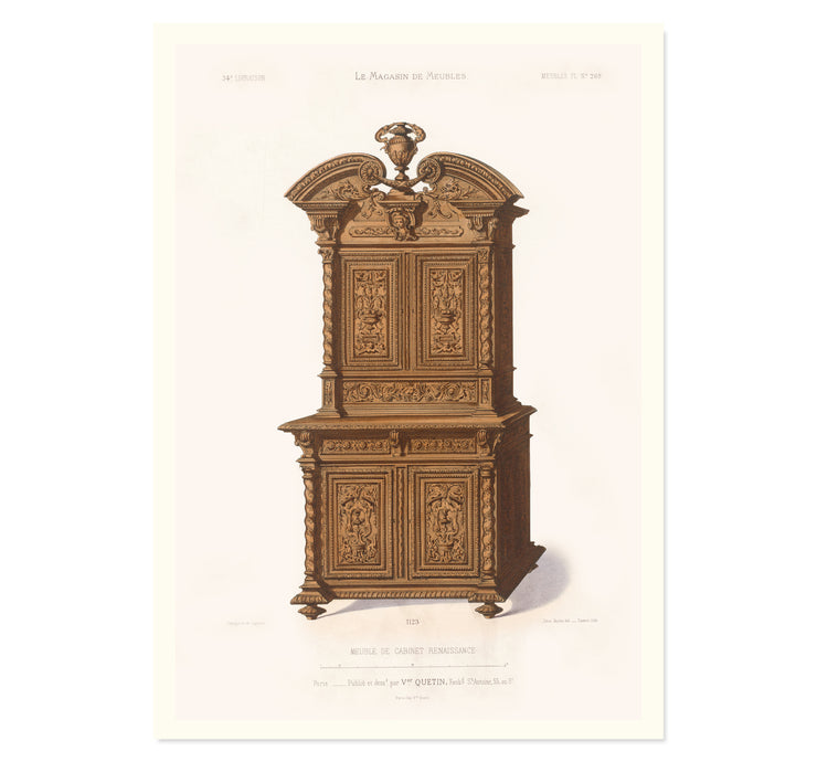 Meuble de cabinet Renaissance By Désiré Guilmard Art Print