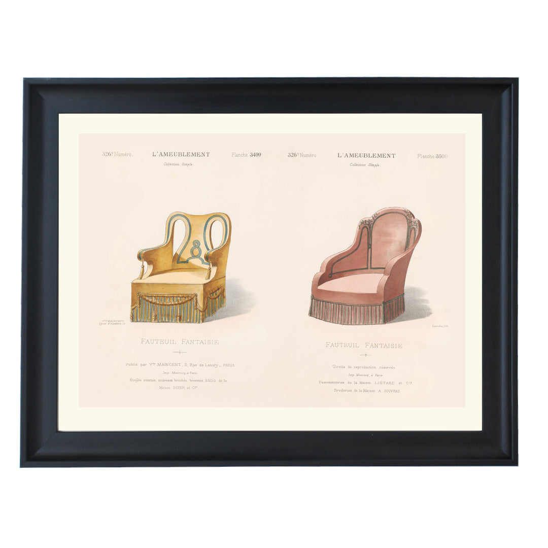 Fauteuil Fantaisie By Désiré Guilmard Art Print