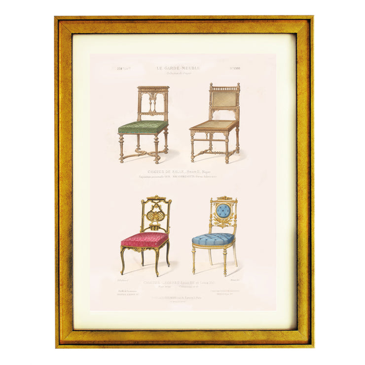 Chaises de Salle légères By Désiré Guilmard Art Print