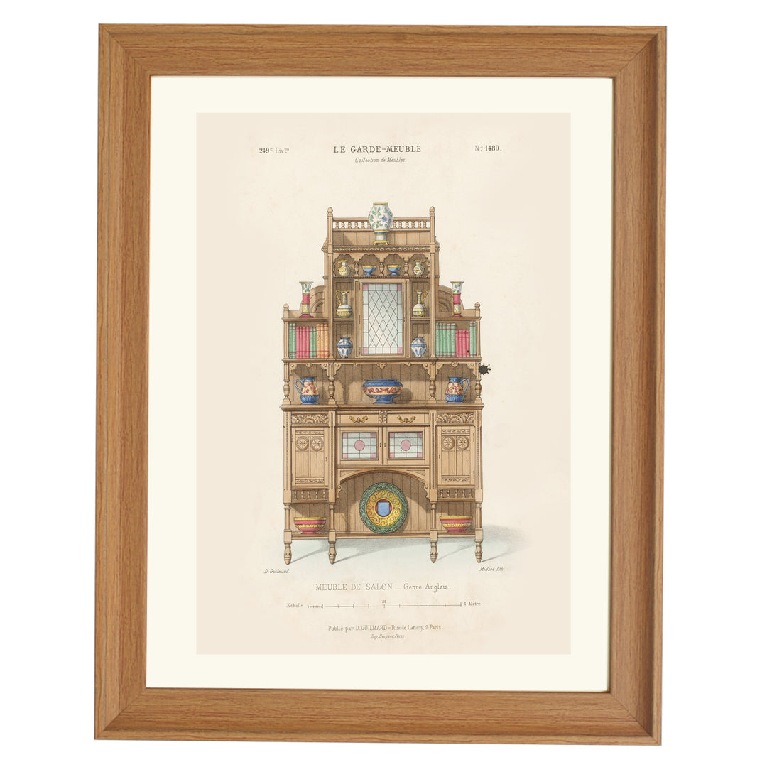 Meuble de salon - Genre Anglais By Désiré Guilmard Art Print