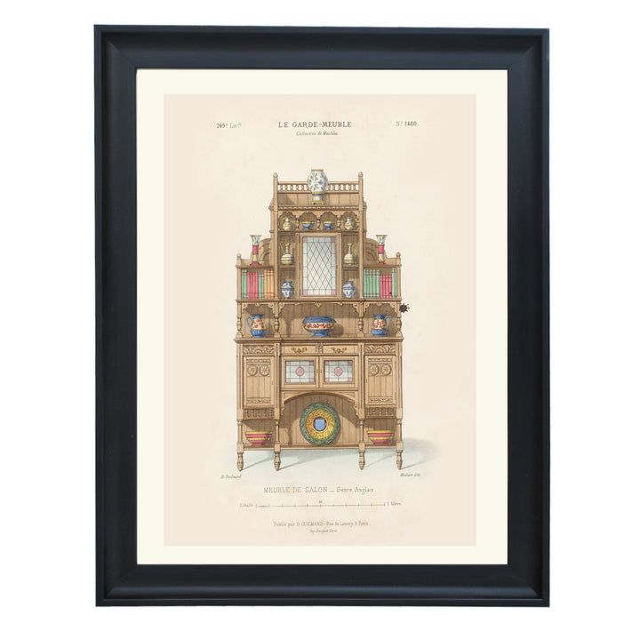 Meuble de salon - Genre Anglais By Désiré Guilmard Art Print