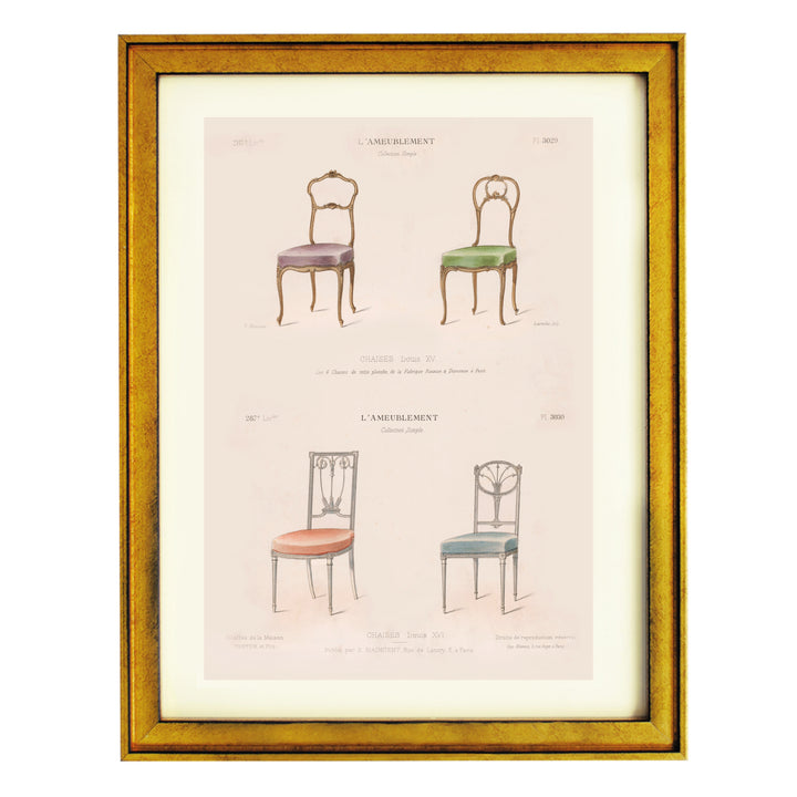 chaise de salle by désiré guilmard art print