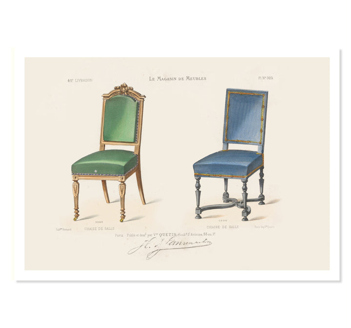 Chaise de Salle By Désiré Guilmard Art Print