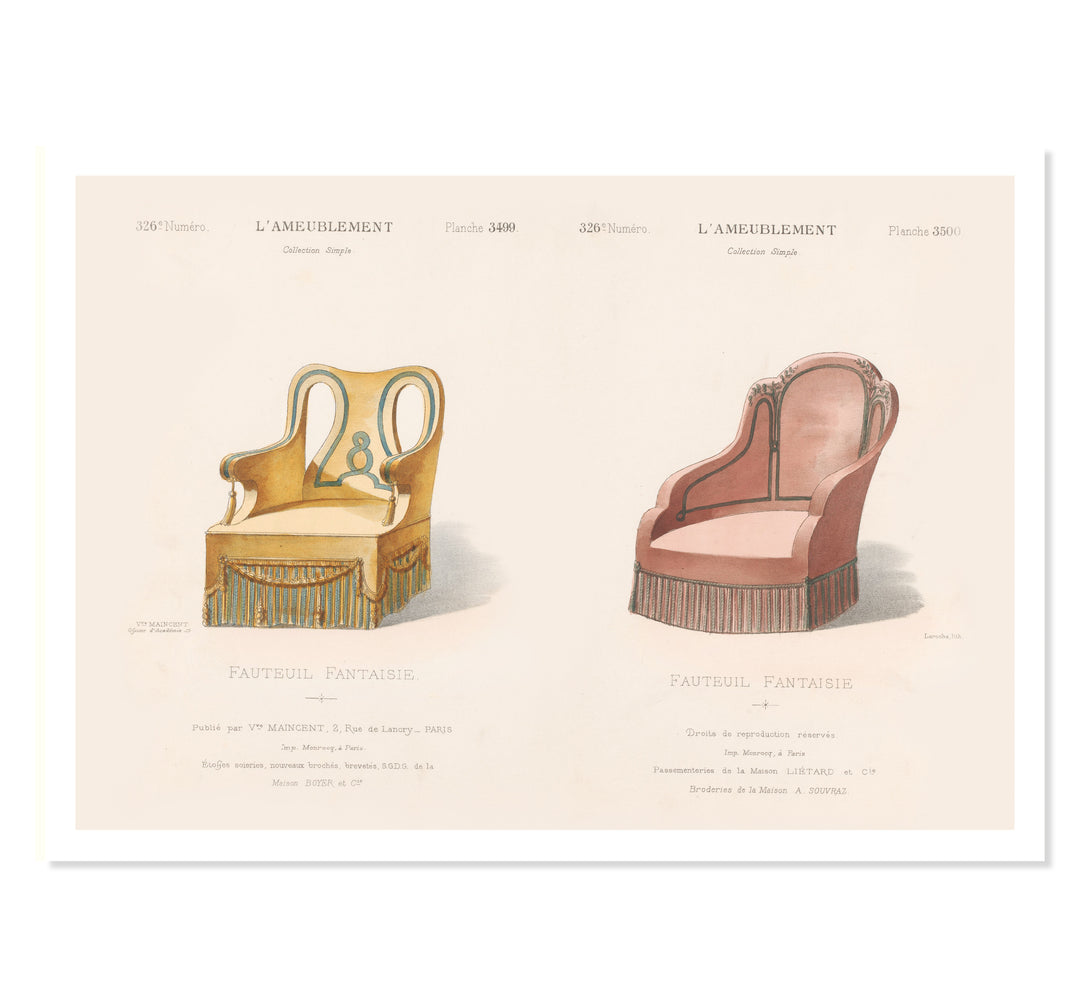 Fauteuil Fantaisie By Désiré Guilmard Art Print