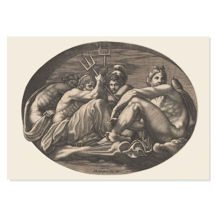 Apollo, Neptune, Pluto, and Athena ART PRINT