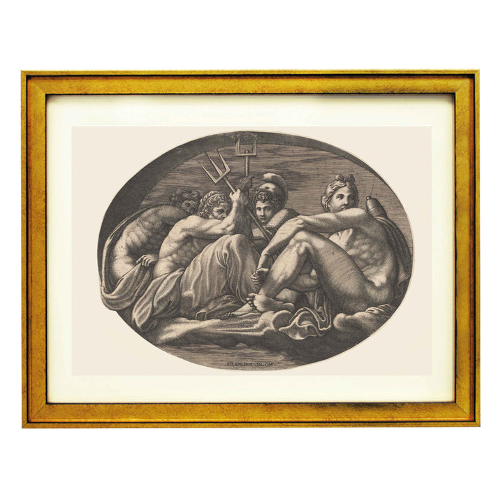 Apollo, Neptune, Pluto, and Athena ART PRINT