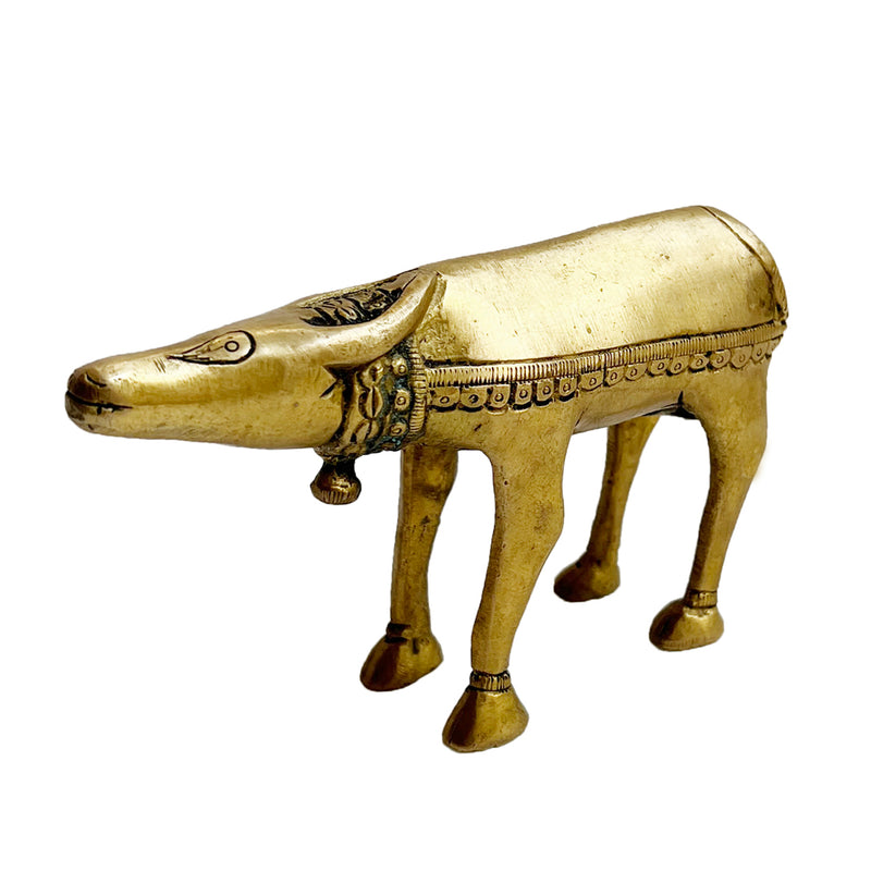Brass Cow Artefact
