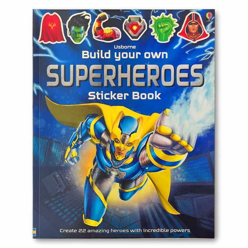 Build Your Own Superheroes Sticker BOOK