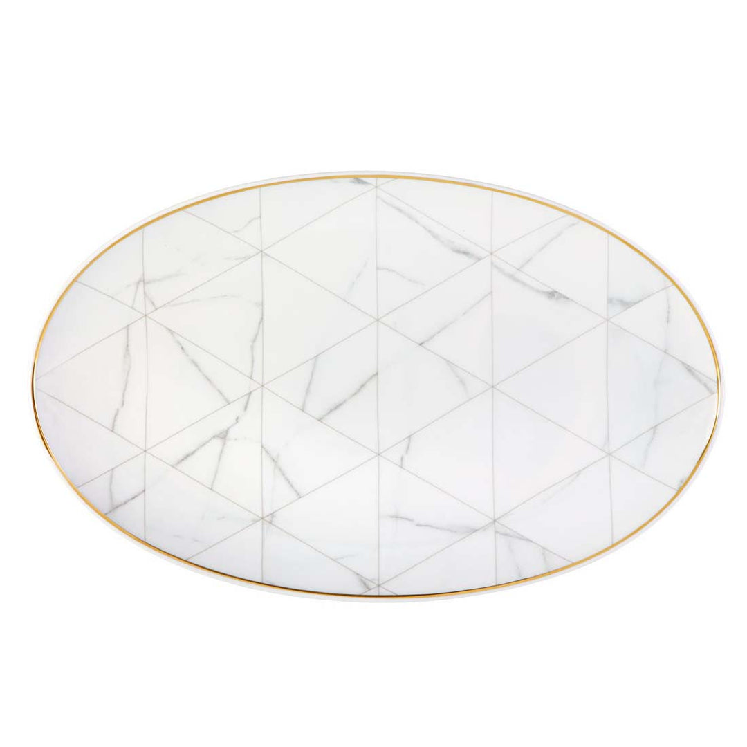 Carrara-Large Oval Platter