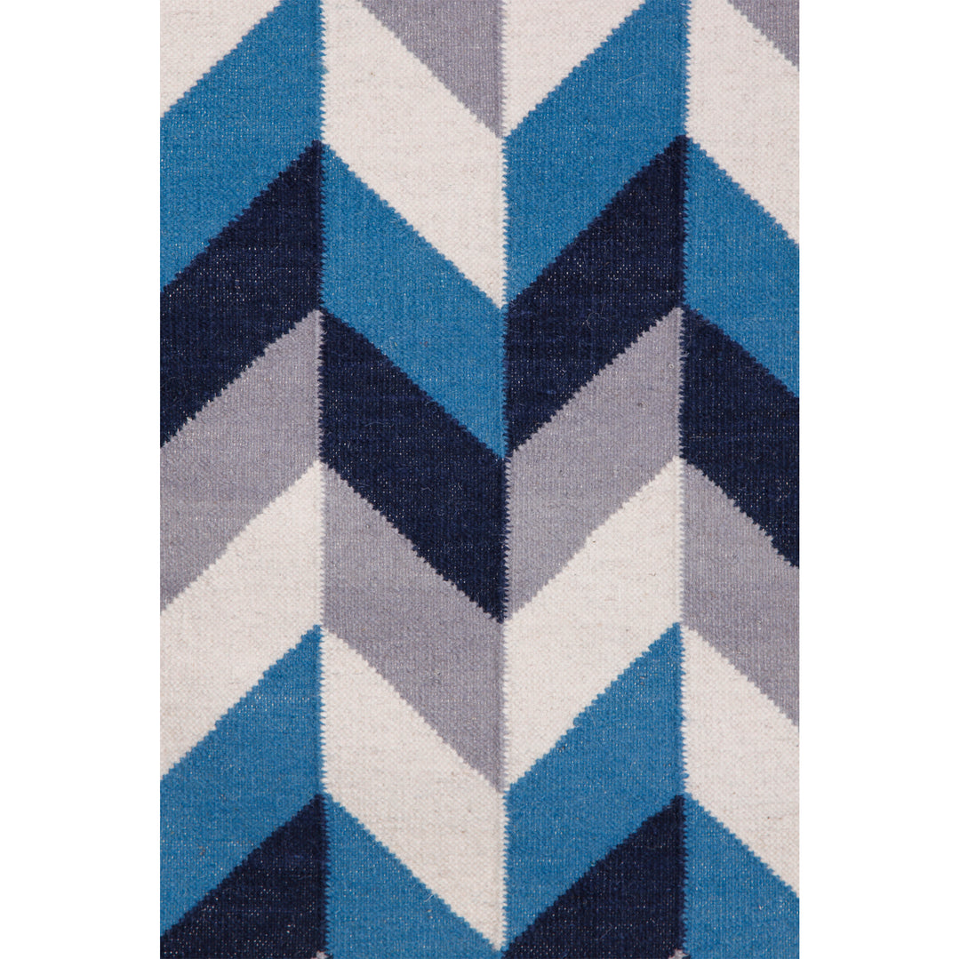 MULTICOLOR BLUE KILIM DHURRIE