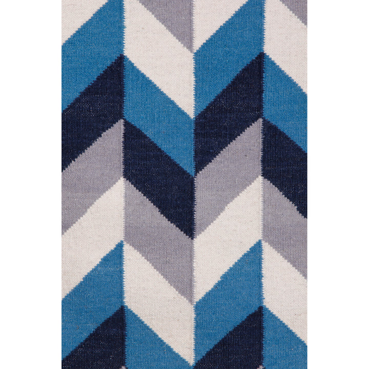 MULTICOLOR BLUE KILIM DHURRIE