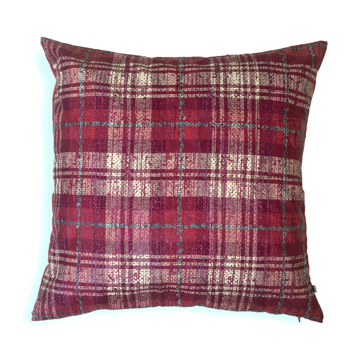 Metallic Checks - Magenta