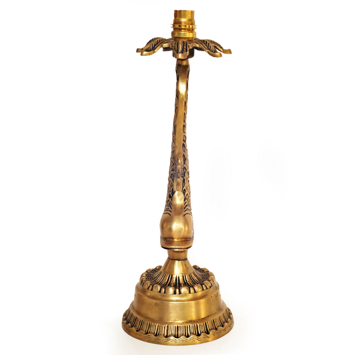 Fish Brass lamp base