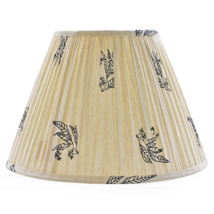 Doga Linen Blend Embroidered Lampshade