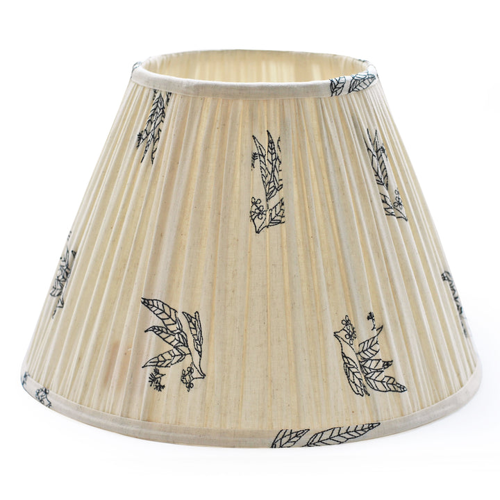 Doga Linen Blend Embroidered Lampshade