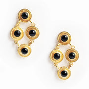 Darien - Royal Gift , Black Onyx Earrings