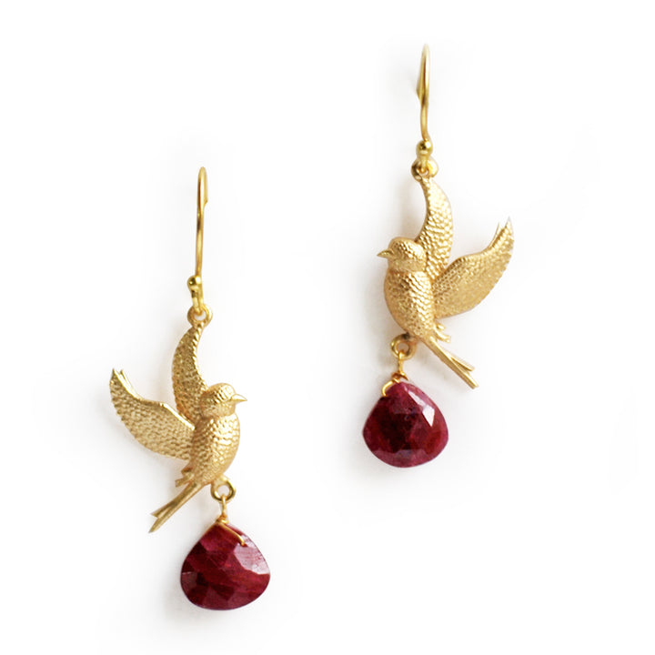 Jaspereen - Keeper of Treasure, Red Onyx Earrings