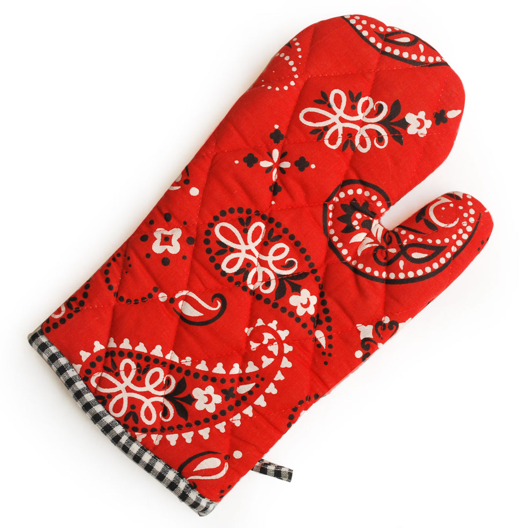 Valentina Pot Holder and Oven Mitt